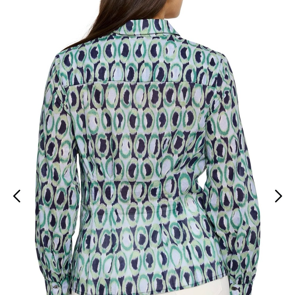 NIC+ZOE Ikat Rings Tucked Shirt - Picture 10 of 10